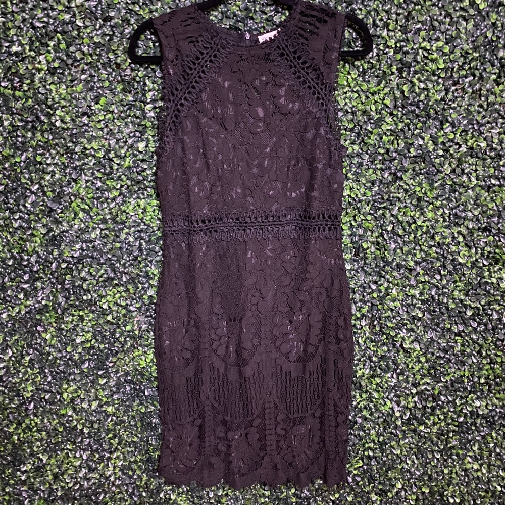 Black Lace Dress by “Main Strip”